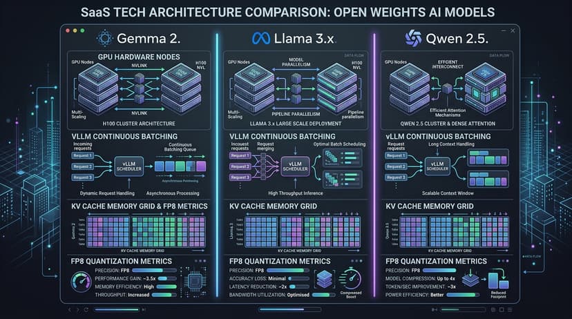 Deploying Open Weights Models: Gemma 2 vs Llama 3.x vs Qwen-2.5