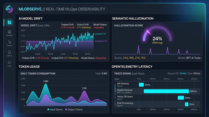 Designing a Real-Time MLOps Observability Stack