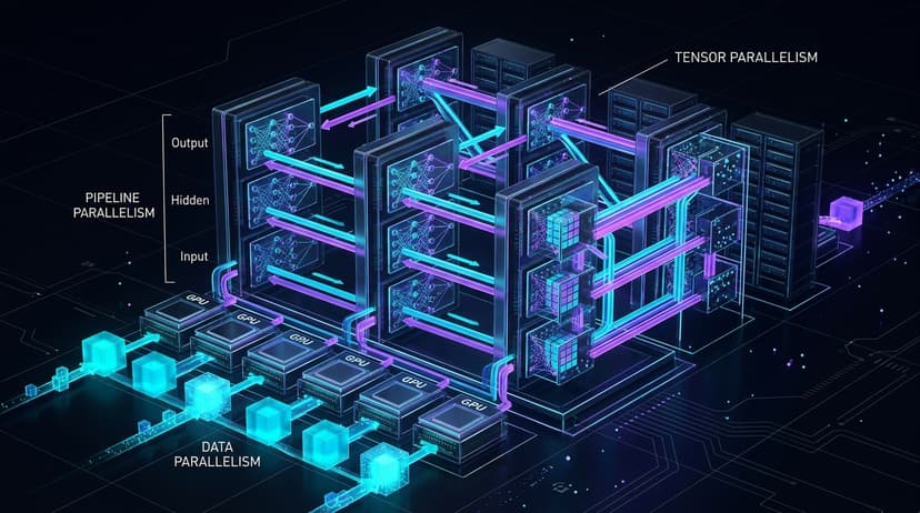 Distributed Training Paradigms: Data, Pipeline, and Tensor Parallelism