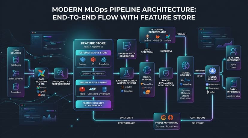 Evolving MLOps: Automated Model Retraining Pipelines with Feature Stores