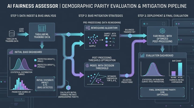 Understanding Bias and Demographic Parity in Tabular ML Models